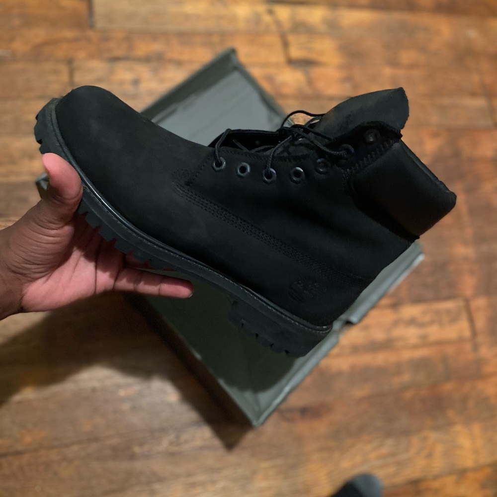 Black Timberland Boots